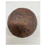CONFEDERATE 12 lb. Cannonball with Fuse Hole