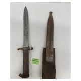 Military Bayonet with Scabbard and Sheath 8ï¿½ blade