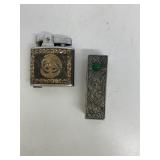 Sterling lipstick case ,Silver-Plated Lighter wit