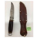 Solingen Puma German-Made Knife w Leather Sheath