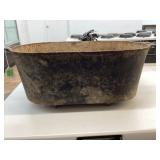 Large Oval Cast Iron Ham boiler with Handles