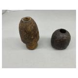 2 Civil War Artillery Shell Casings