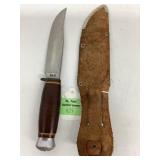 Solingen ï¿½Knife with Leather Sheath, ï¿½Germany 5ï¿½