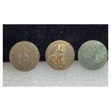 (3) Civil War Virginia Buttons