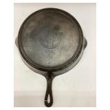 #10 ERIE Griswold Cast Iron Skillet, Model 716A