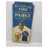 Pabst Blue Ribbon Advertising Sign