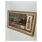 Framed Pabst Blue Ribbon Advertising Print
