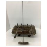 Cast Iron Adjustable Fire Grate with Handles