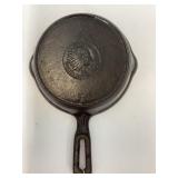 #3 Wapak Hollow Ware Cast Iron Skillet