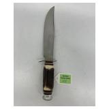 Fixed Blade Knife with Stag Handle 6 1/4ï¿½ blade