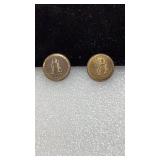 (2) Civil War Virginia Staff Buttons