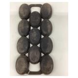 Cast Iron Egg-Shaped Baking Mold