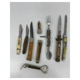 Vintage Pocket Knives and Utensils
