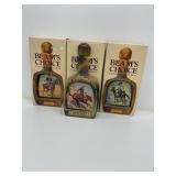 3 Beamï¿½s Choice Collectorï¿½s Edition Bottles