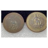 (2) Virginia Civil War Buttons