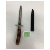 Non XLL Joseph Allen and Sons Antler-Handled Dagge