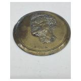 1968 Kennedy Bronze Relief Plaque