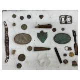 Civil War-Era Artifacts Dug Local By Mr. Wallace
