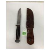 U.S.N. Mark 1 RH-35 ï¿½Pal Knife with Sheath 5 ï¿½ï¿½ bl