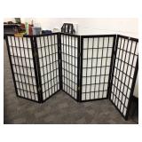 Five-Panel Folding Privacy Screen