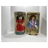 Two Boxed Collector Dolls with Original Packaging
