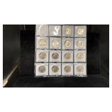 (14) Diff. UNC Kennedy Half Dollars, nice group