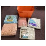 Blankets and Storage Bin