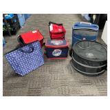Six Assorted Insulated Cooler Bags