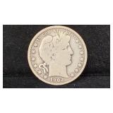 1902-O Silver Barber Half Dollar