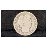 1901-O Silver Barber Half Dollar
