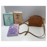 Universal Thread Crossbody Bag and Three Books by
