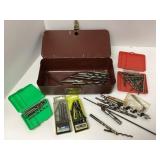 Vintage Foster Line Cash Box with Drill Bits