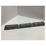 Lead Bar Marked ï¿½NL COï¿½