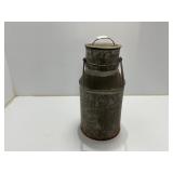 Galvanized Metal Milk Can with Handle