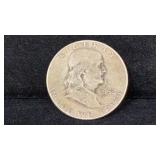 1952 Silver Franklin Half Dollar