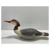Hand-Painted Vintage Merganser Duck Decoy