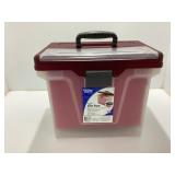 Office Depot Mobile File Box with Lid