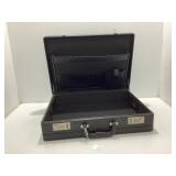 Lorell Black Hard Shell Combination Briefcase