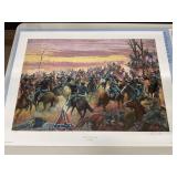 Mort Kï¿½nstler Signed Lithograph ï¿½Battle for the Sh