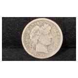 1892-O Silver Barber Dime
