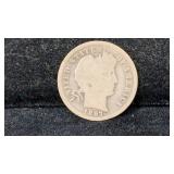 1897-S Silver Barber Dime