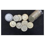 Roll (20) 1966 40% Silver Kennedy Half Dollars