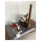 Vintage Model Steam Engine with Chimney