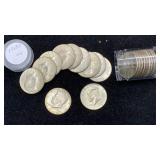 Roll (20) 1968-D 40% Silver Kennedy Half Dollars