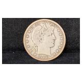 1906-D Silver Barber Half Dollar