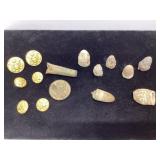 Military Buttons, Bullets, and Coin Collection