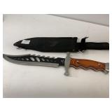 Mossy Oak Fixed Blade Bowie Knife with Sheath