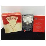 Triplett Model 310 Mighty Mite VOM with Box and Ma