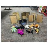 TY Beanie Babies and Decorative Frames