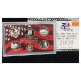 2008-S Silver State Quarters Proof Set
